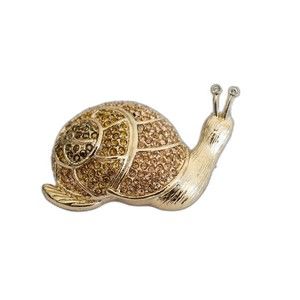 Vintage Napier goldtone Snail Brooch